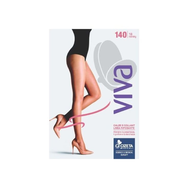 Viva 140 Collant Maglia a Rete Nero Tg.3 Cizeta