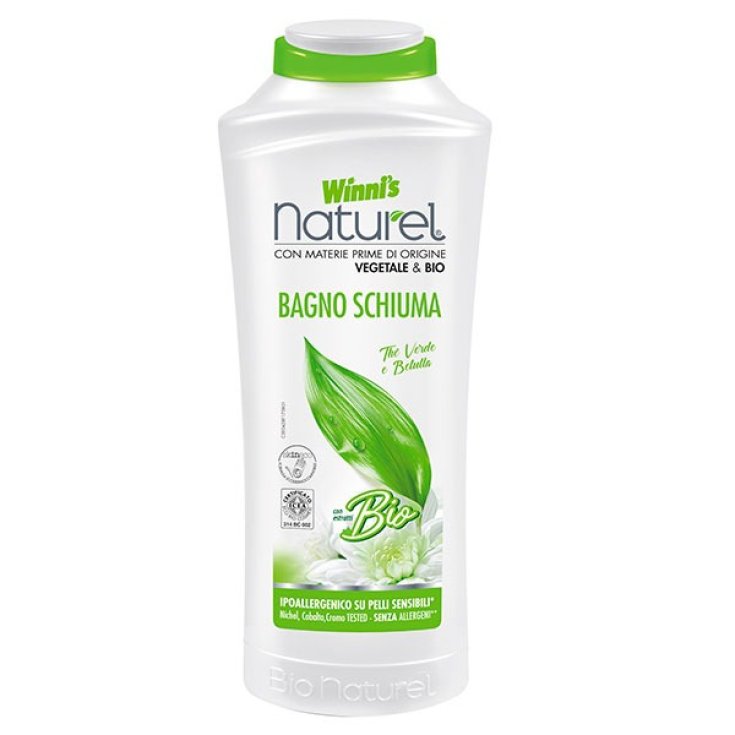 Bagnoschiuma Th&egrave; Verde E Betulla Winni's Naturel 500ml