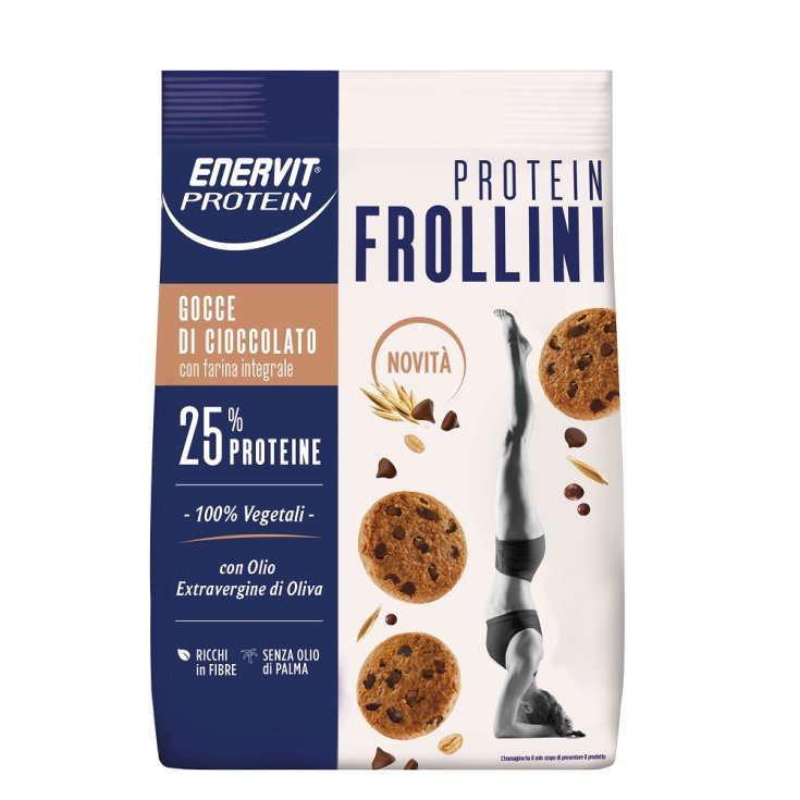 Protein Frollini Con Gocce di Cioccolato Enervit Protein 200g