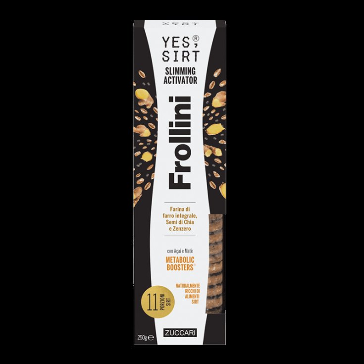 Yes Sirt Frollini di Farro Integrale Semi di Chia e Zenzero Zuccari 250g