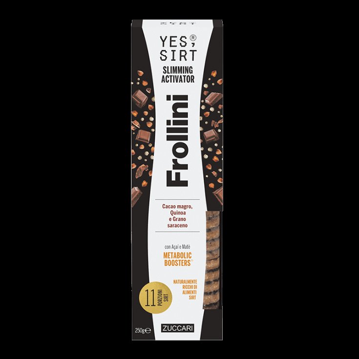 Yes Sirt Frollini Cacao Magro&nbsp;Quinoa e Grano Saraceno Zuccari 250g