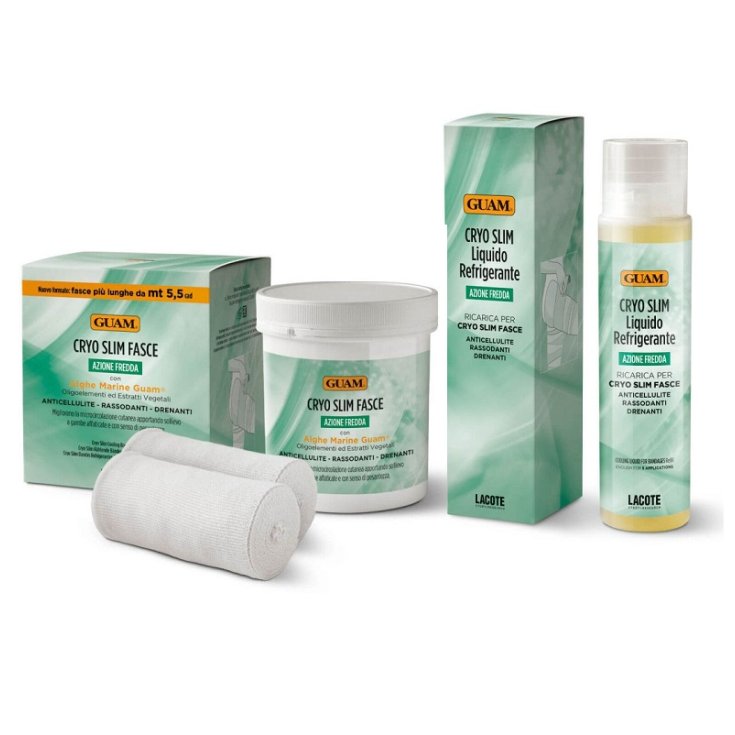 Cryo Slim Fasce + Liquido Ricarica Guam 6 Trattamenti