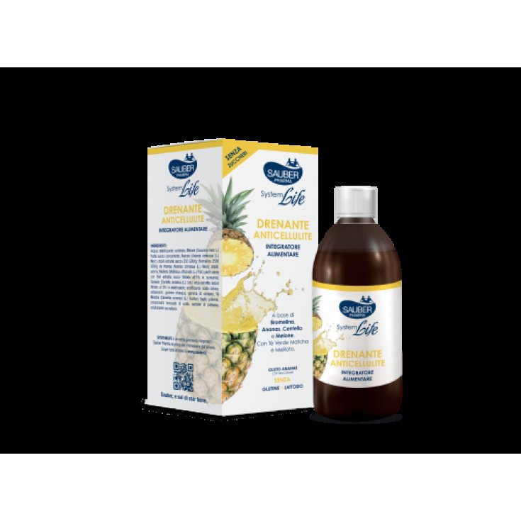 Drenante Anticellulite Sauber System Life 500ml