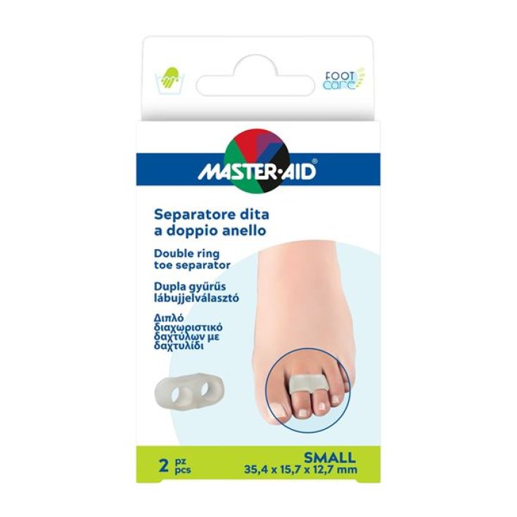 Separatore Dita A Doppio Anello S Master-Aid 2 Pezzi