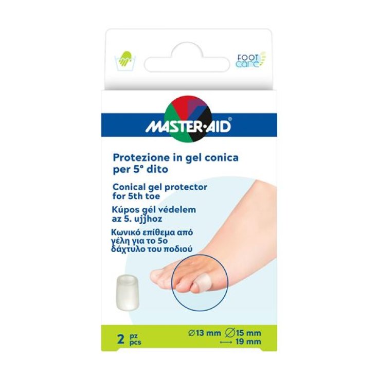 Protezione Gel Conica 5&deg; Dito Master-Aid 2 Pezzi