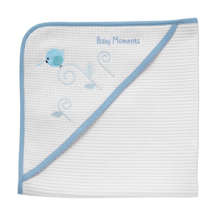 Aciugamano in Piquet Azzurro 0M+ Chicco