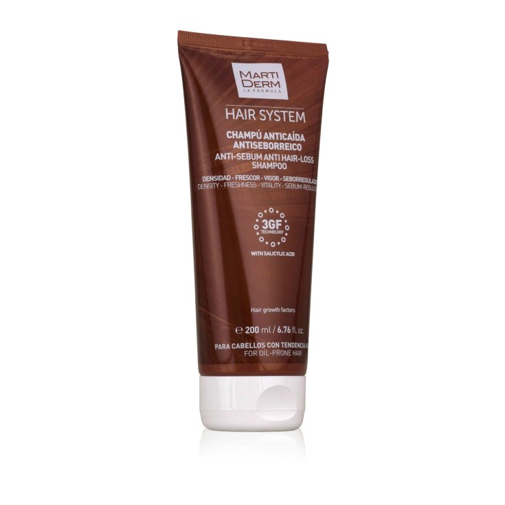 Hair System Shampoo Anticaduta Antiseborreico MartiDerm 200ml
