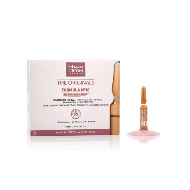 The Originals Formula N&ordm;10 HD Color Touch SPF30 Martiderm 10 Fiale
