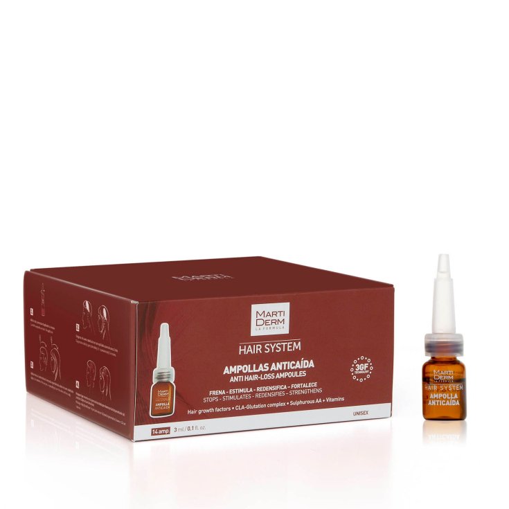 Hair System Fiale Anticaduta MartiDerm 14 Fiale