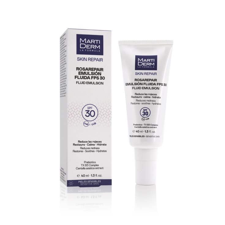 Skin Repair Rosarepair Emulsione Fluida FPS30+&nbsp;MartiDerm&nbsp;40ml