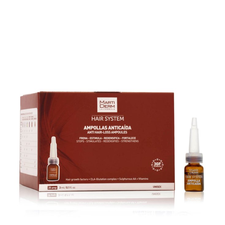 Hair System Fiale Anticaduta MartiDerm 28 Fiale