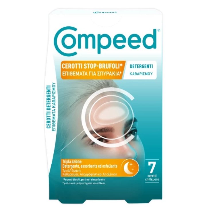 Cerotti Stop-Brufoli Detergenti Compeed&reg; 7 Pezzi