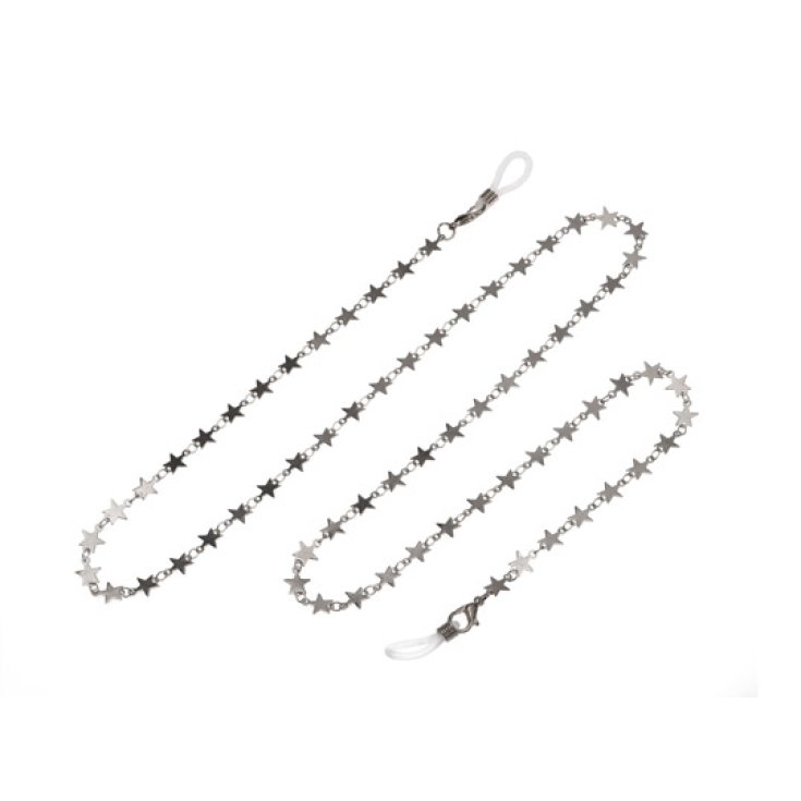 Catenina Portaocchiali Stelle/Argento Contacta&reg; 1 Pezzo