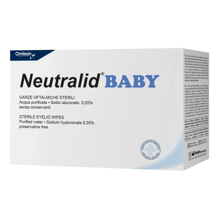 Neutralid&reg; Baby Garze Oftalmiche Sterili Omisan 28 Bustine