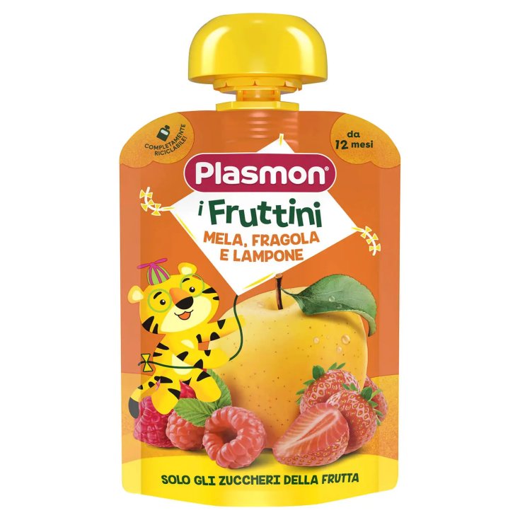 I Fruttini Mela/Fragola/Lampone Plasmon&reg; 130g