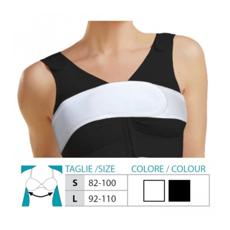 Orione 9001 Fascia Regolabile Reggiseno Nero L