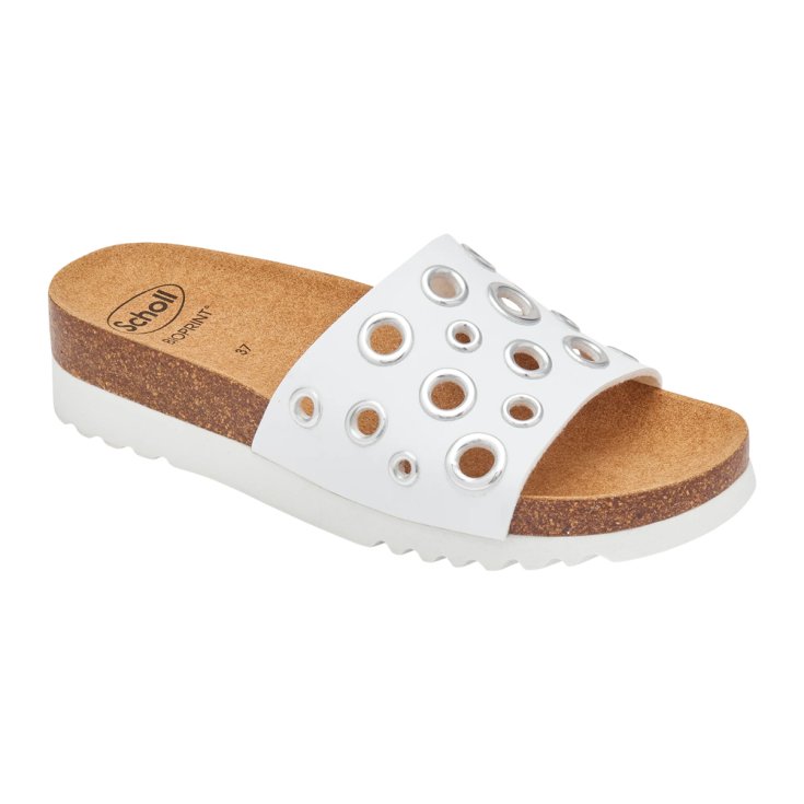 Magaluf Sandalo Sintetico Donna Bianco 38 Scholl