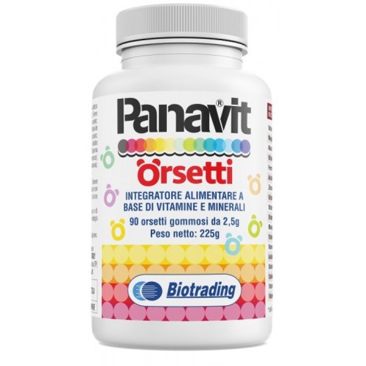 Panavit&reg; Orsetti Gommosi Biotrading 90 Pezzi