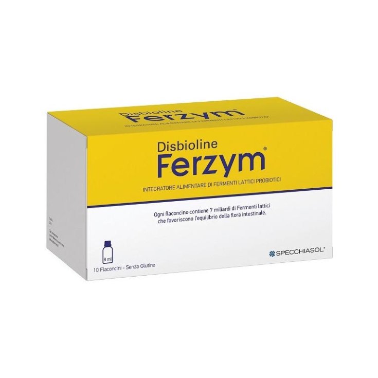 Disbioline Ferzym&reg; SPECCHIIASOL&reg; 10 Flaconcini da 8ml