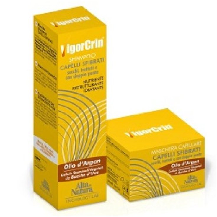 Vigorcrin&reg; Shampoo E Maschera Capelli Sfibrati Alta Naura&reg;  200ml+250ml