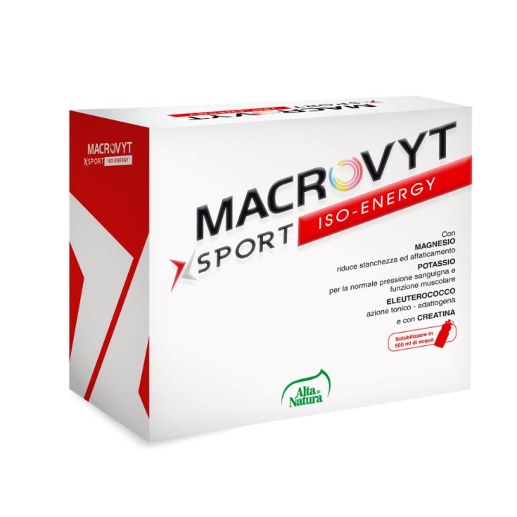Macrovyt Sport Iso-Energy Alta Natura 12 Bustine