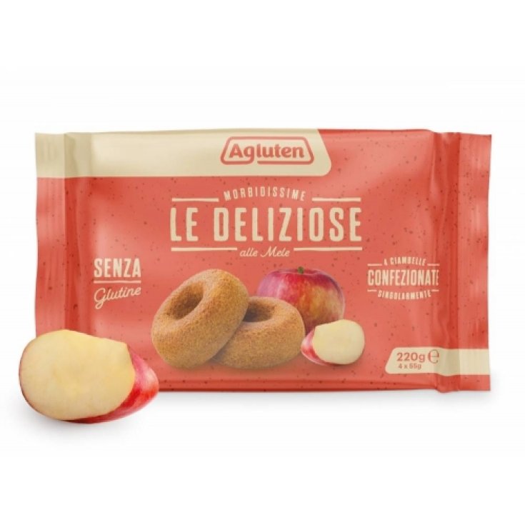 Le Deliziose alle Mele Agluten 4 Pezzi