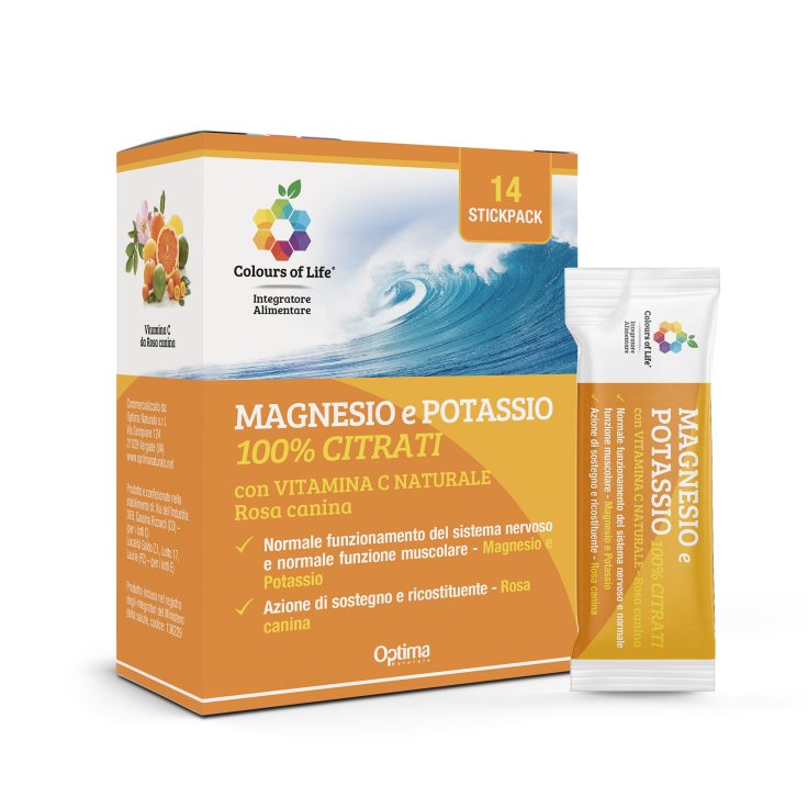 Colours Of Life&reg; Magnesio Potassio Vitamina C Optima 14 Stick