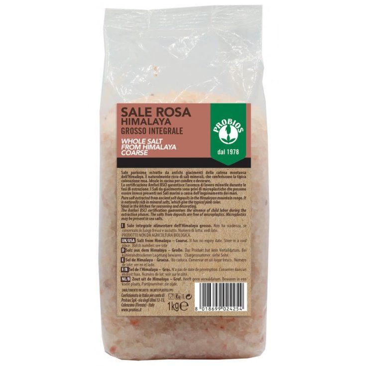 Sale Rosa Himalaya&nbsp;Grosso Integrale Probios 1Kg