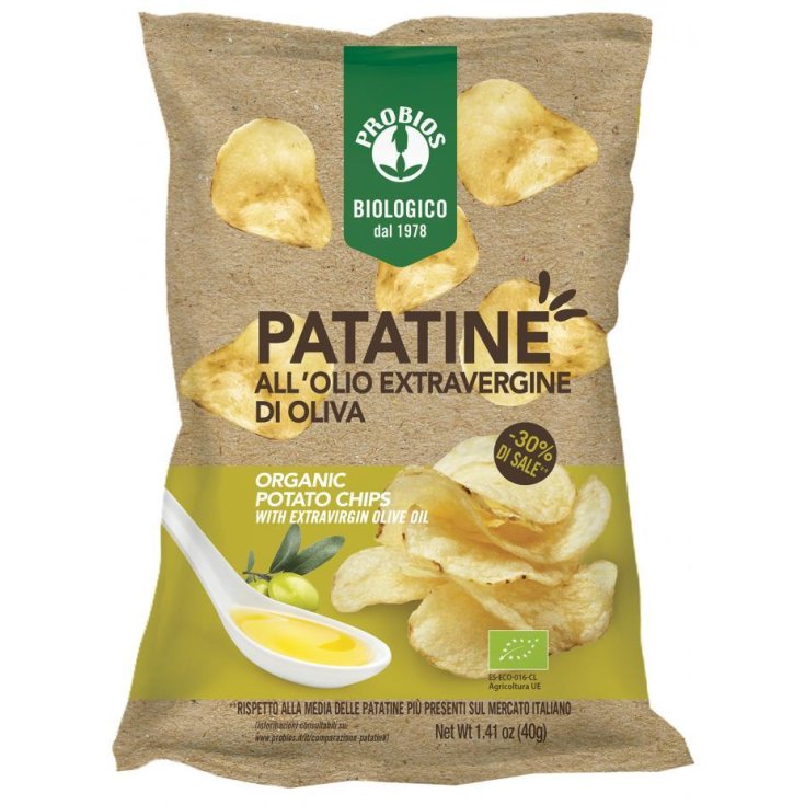 Patatine Olio Extravergine Di Oliva Probios 40g