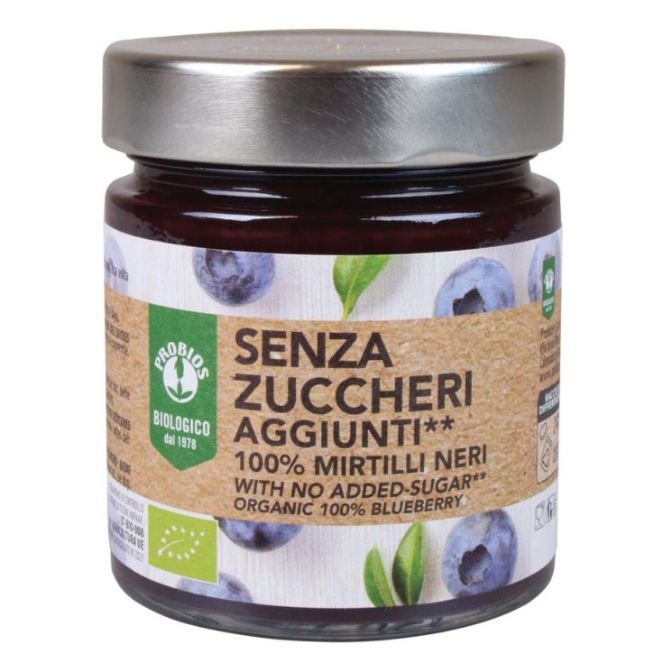 Senza Zuccheri Aggiunti 100% Mirtilli Neri&nbsp;Probios 215g
