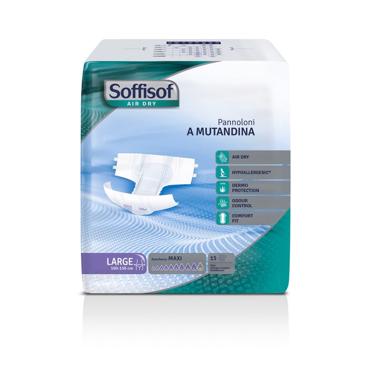 Pannoloni Mutandina Maxi Tg.L Soffosof Air Dry 15 Pezzi
