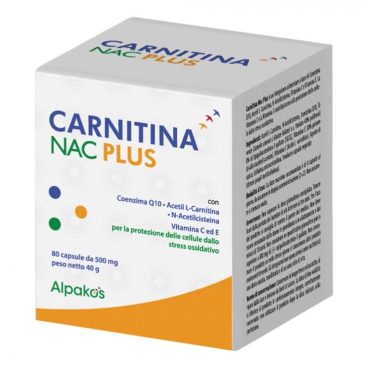 Carnitina Nac Plus Alpakos 80 Capsule Carnitina Nac Plus Alpakos 80 Capsule