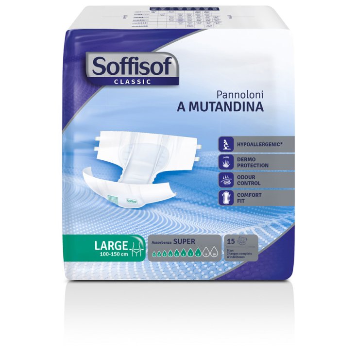 Pannoloni a Mutandina Super Tg.L&nbsp;Soffisof Classic 15 Pezzi