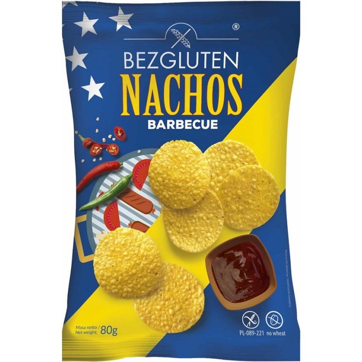 Nachos Barbecue Bezgluten 80g