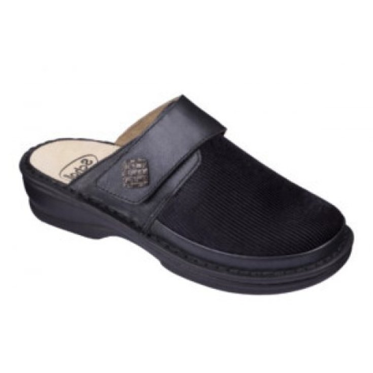 Ondina Elasticated+Laminated Leather Nero 38 Scholl 1 Paio