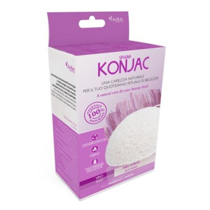 Spugna Konjac Viso Classic Libellule 1 Pezzo