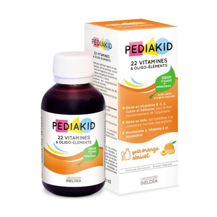 Pediakid 22 Vitamine E Oligoelementi INELDEA 125ml Pediakid 22 Vitamine E Oligoelementi INELDEA 125ml