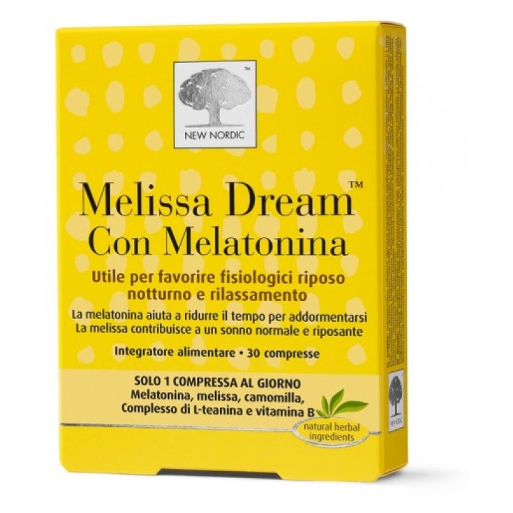 Melissa Dream&trade; Con Melatonina New Nordic&trade; 30 Compresse