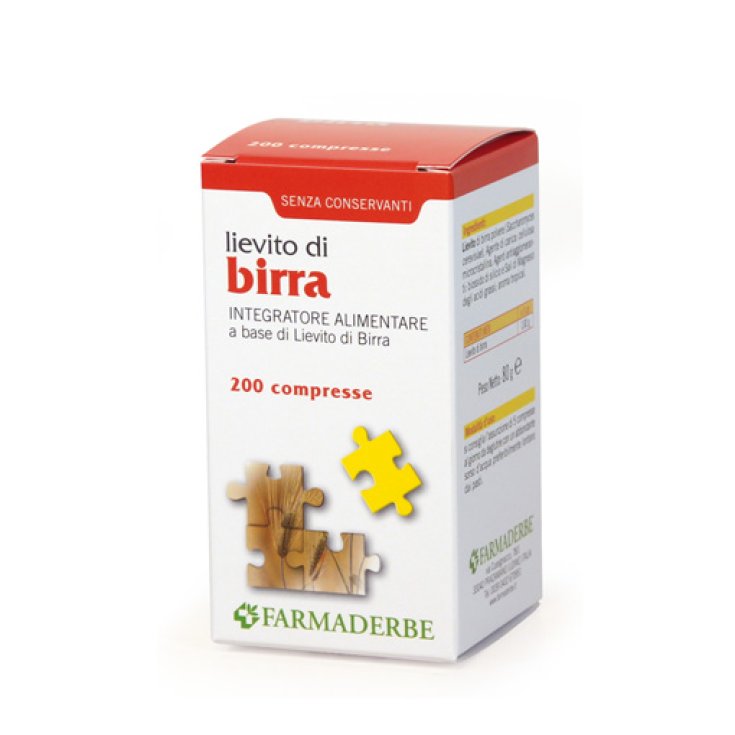 Lievito di Birra Farmaderbe 200 Compresse