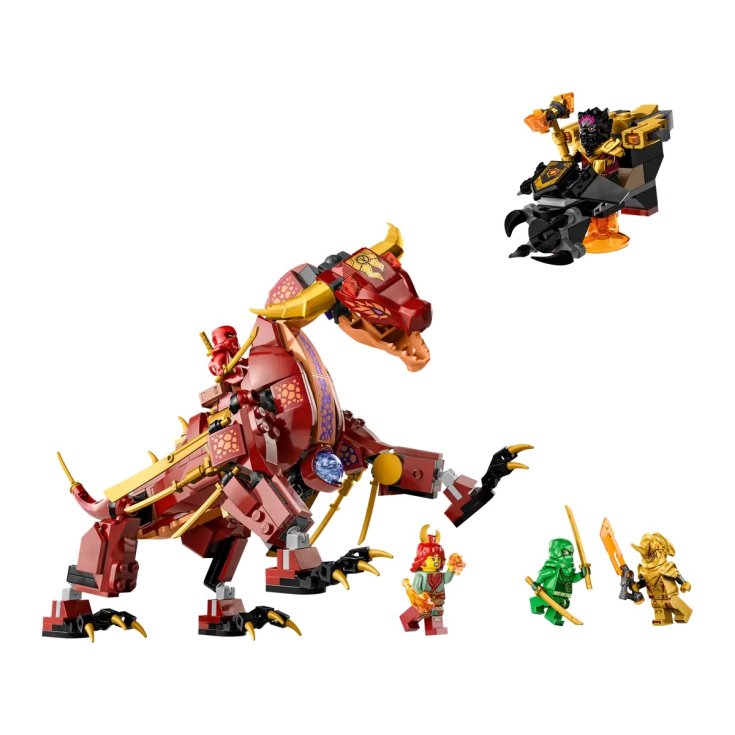 Dragone di Lava Transformer Heatwave LEGO