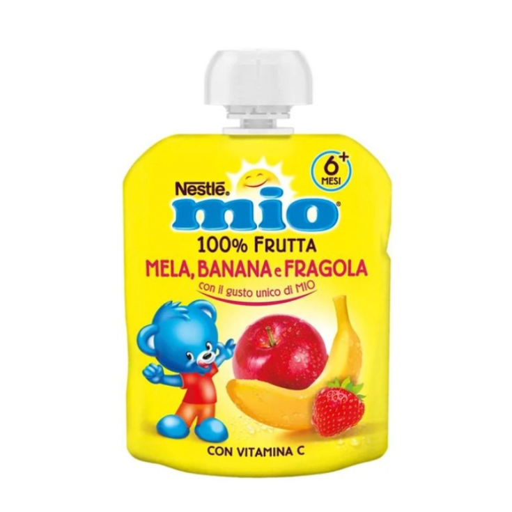 Mio Pouch Purea Di Mela Banana Fragola Nestl&eacute; 90g
