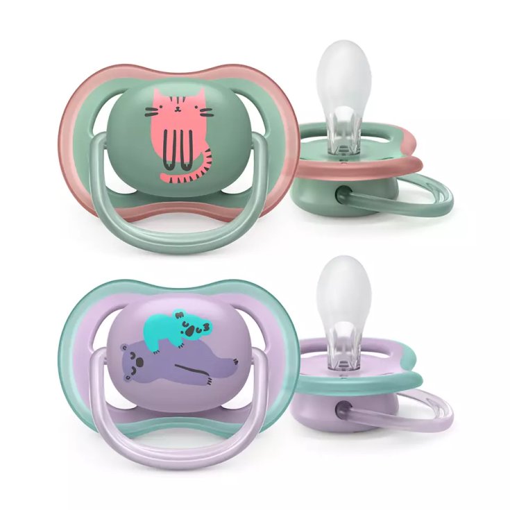 Avent Succhetto Uair 0-6m Mix Animali 2 Pezzi
