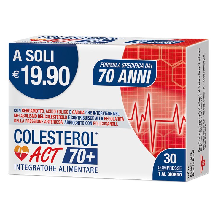 COLESTEROL ACT 70+ 30 Compresse