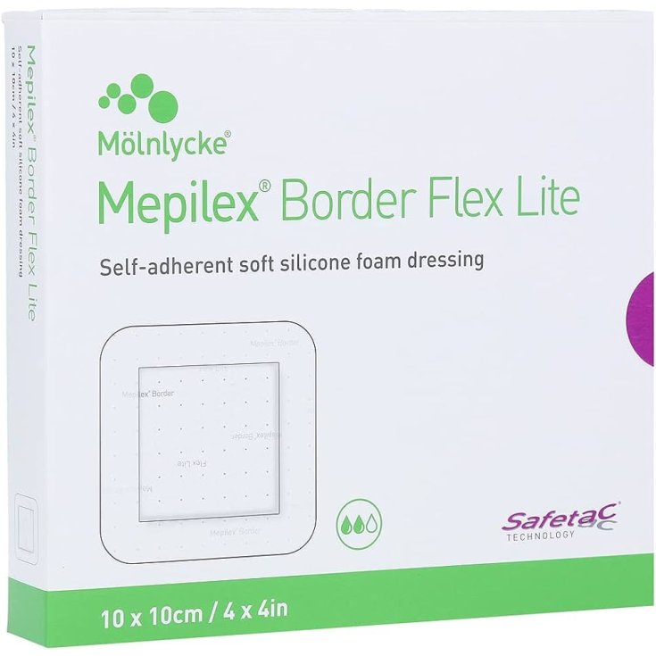 Mepilex&reg; Border Flex Lite 10X10 Molnlycke&reg;