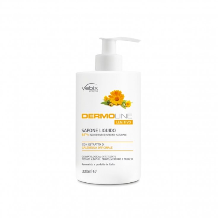 Vebix Dermoline Sapone Liquido Calendula Vebi 300ml