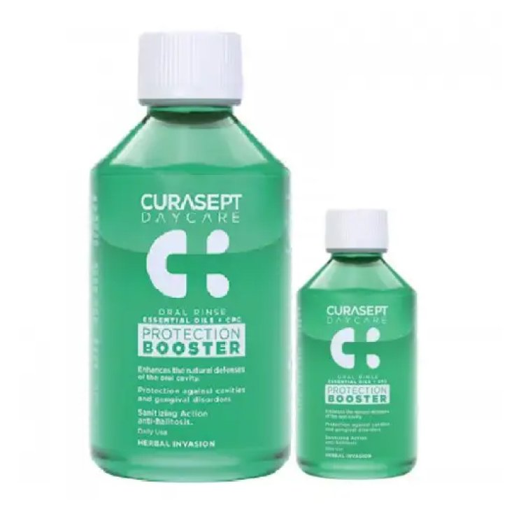Daycare Protection Booster Collutorio &ndash; Herbal Invasion&nbsp;Curasept&reg; 2 Pezzi