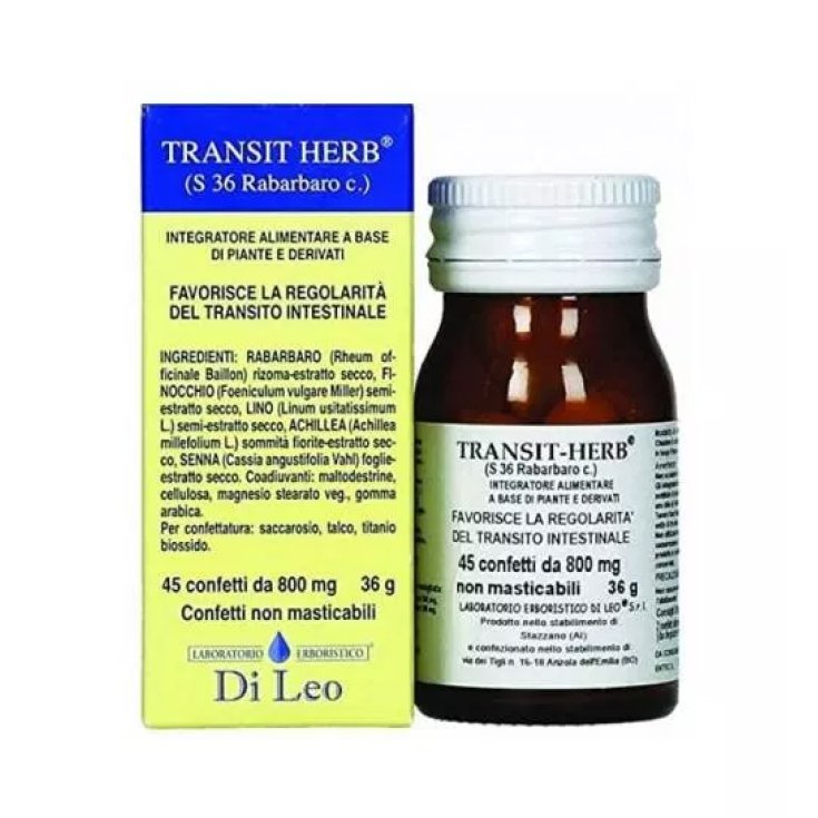 Transit-Herb&reg; S 36 Rabarbaro Di Leo 40 Compresse
