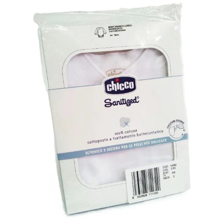 Body Manica Lunga 14682&nbsp;44cm Tg.0M 033&nbsp;Chicco&reg;