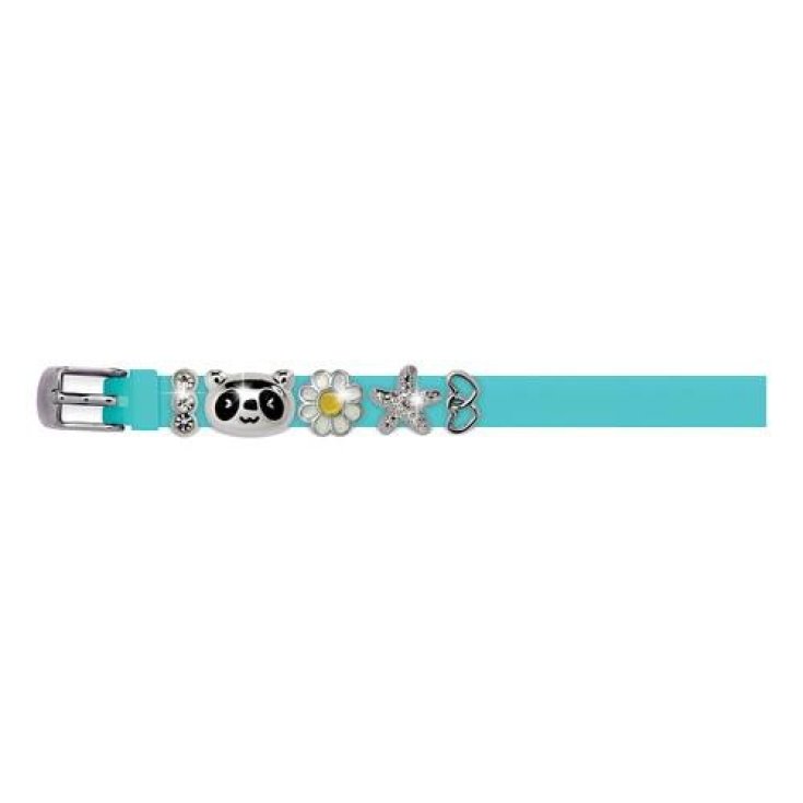 Braccialetto in Silicone con Charms in Metallo Aqua BioJoux