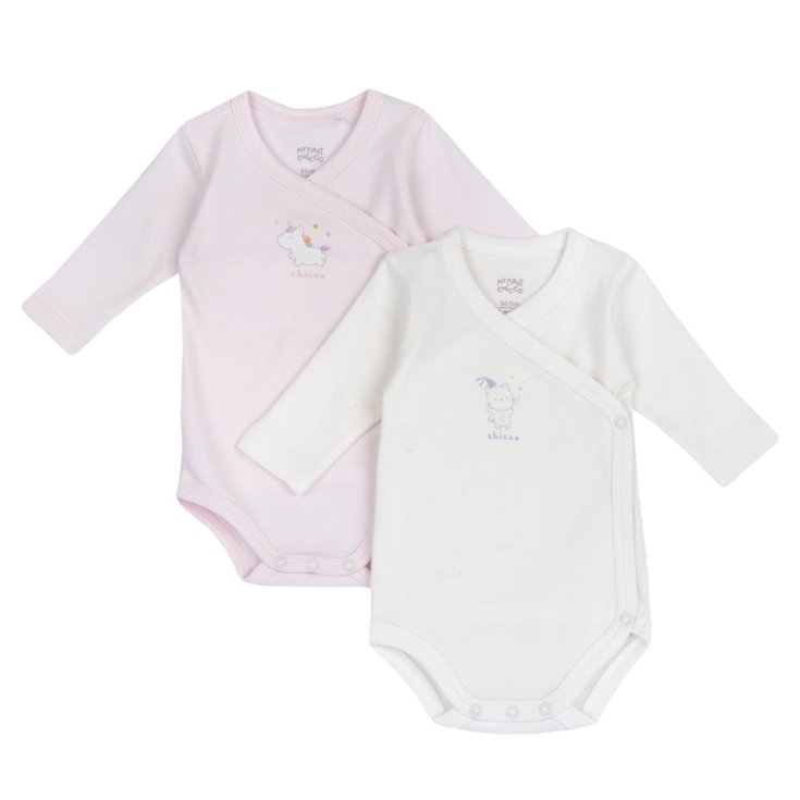 Body Manica Lunga 14684 62cm Tg.2-4M 033&nbsp;Chicco&reg; 2 Pezzi